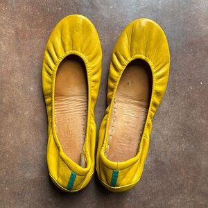 Tieks Mustard Yellow Flats
